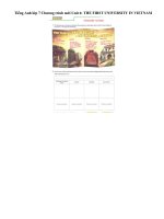 Tải Tiếng Anh lớp 7 Chương trình mới Unit 6: THE FIRST UNIVERSITY IN VIETNAM - Bài tập Tiếng Anh lớp 7 Unit 6 Thí điểm