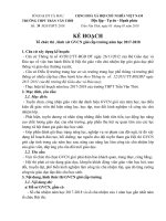 Kế hoạch thi GVG 2018