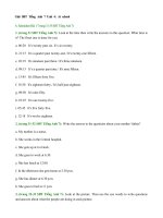 Tải Giải sách bài tập tiếng Anh lớp 7 Unit 4: At School - Giải SBT tiếng Anh lớp 7