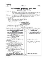 Bài 8. Sự chuyển động của Trái Đất quanh Mặt Trời. - Tài nguyên - Trung tâm Thông tin - Thư viện điện tử