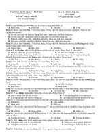 ĐỀ 01-ÔN TẬP ĐỊA LÍ 12