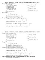 NHÂN ĐƠN THỨC VỚI ĐA THỨC VÀ NHÂN ĐA THỨC VỚI ĐA THỨC