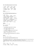 Tải Bài tập trắc nghiệm Tiếng Anh lớp 6 Unit 11: What do you eat? (Test 1) có đáp án - Ôn tập Tiếng Anh lớp 6