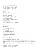 Tải Bài tập trắc nghiệm Tiếng Anh lớp 6 Unit 16: Man and Environment (Test 1) có đáp án - Ôn tập Tiếng Anh lớp 6