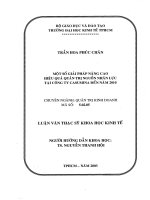 (Luận văn thạc sĩ) một số giải pháp nâng cao hiệu quả quản trị nguồn nhân lực tại công ty casumina đến năm 2010 