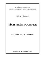 Tích phân bochner  