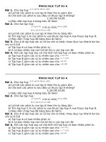 PHIẾU HỌC TẬP SỐ 4