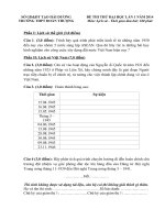 Tải Đề thi thử đại học môn Sử lần 1 năm 2014 Trường THPT Đoàn Thượng 2, Hải Dương - Đề thi thử đại học khối C