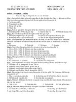 ĐỀ ÔN TẬP TRỰC TUYẾN GDCD 11-SỐ 02