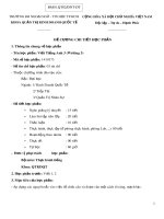 Đề cương chi tiết học phần Viết tiếng Anh 3 (Writing 3)