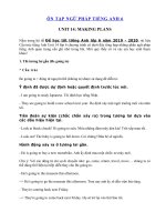 Tải Ngữ pháp tiếng Anh lớp 6 Unit 14 Making plans - Ôn tập tiếng Anh lớp 6 theo từng Unit