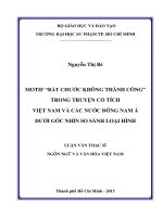 Motif  bắt chước không thành công trong truyện cổ tích việt nam và các nước đông nam á dưới góc nhìn so sánh loại hình 