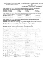 Tải Đề thi thử THPT Quốc gia năm 2017 môn Tiếng Anh có đáp án - Đề 35 - Thư viện Đề thi thử THPT Quốc gia năm 2017 môn Tiếng Anh có đáp án