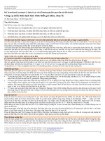 Bài giảng Quản lý các vấn đề thường gặp liên quan đến nửa đầu thai kỳ: Công cụ chẩn đoán lệch bội: Sinh thiết gai nhau, chọc ối