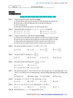 NBV đề CƯƠNG ôn tập HK1 lớp 10 câu hỏi 