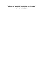 Tải Đề thi thử THPT quốc gia môn Ngữ văn năm học 2017 - 2018 trường THPT Chu Văn An - Hà Nội - Đề thi thử THPT quốc gia môn Ngữ văn