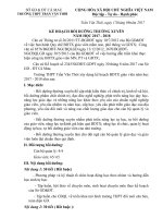 Kế hoạch BDTX năm học 2017-2018