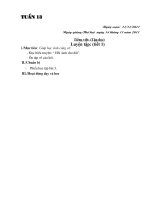 Giáo án buổi 2 - Tuần 13 - Tài nguyên - Trung tâm Thông tin - Thư viện điện tử