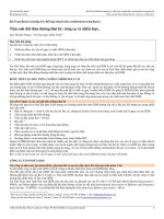 Bài giảng Rối loạn chuyển hóa carbohydrate trong thai kỳ: Tầm soát đái tháo đường thai kỳ: công cụ và chiến lược