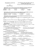 Tải Đề thi thử THPT Quốc gia năm 2017 môn Tiếng Anh trường THPT Chu Văn An, Yên Bái CÓ ĐÁP ÁN (1) - Thư viện Đề thi THPT Quốc gia môn Tiếng Anh năm 2017