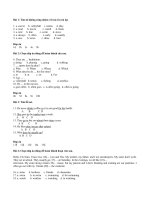 Tải Bài tập trắc nghiệm Tiếng Anh lớp 6 Unit 12: Sports and Pastimes (Test 1) có đáp án - Ôn tập Tiếng Anh lớp 6