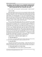 Đặc điểm di truyền phân tử của Neisseria meningitidis (Serogroups và Genosubtypes) phân lập ở một số đơn vị quân đội khu vực phía Bắc (2014-2017)