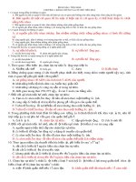 Tải Bài tập trắc nghiệm môn Sinh học: Phần Tiến hóa - Tài liệu ôn thi đại học môn Sinh có đáp án