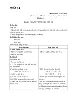 Giáo án tuần 14 - Tài nguyên - Trung tâm Thông tin - Thư viện điện tử