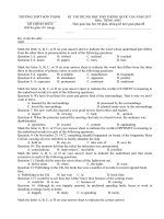 Tải Đề thi thử THPT Quốc gia năm 2017 môn Tiếng Anh có đáp án - Đề 46 - Thư viện Đề thi thử THPT Quốc gia năm 2017 môn Tiếng Anh