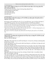 ĐÁP AN câu hỏi tự LUẬN TAP HUÂN MODUL2 THCS 2020