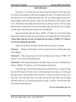 Hoàn thiện công tác kế toán vốn bằng tiền tại công ty tnhh một thành viên quản lý và xây dựng giao thông quảng ninh 