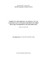 Nghiên cứu tổng hợp xúc tác zeolit y từ cao lanh việt nam và ứng dụng cho phản ứng nhiệt phân nhựa polipropilen thu hồi nhiên liệu 