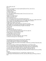 trắc nghiệm ôn thi đề cương ôn thi môn dịch tễ học 