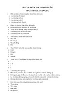 Trắc nghiệm môn y học cổ truyền (bộ 250 câu mới NHẤT) có đáp án chi tiết 