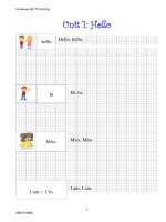 VỞ tập VIẾT TIẾNG ANH 3 