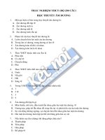 Trắc nghiệm môn y học cổ truyền (bộ 250 câu mới NHẤT) có đáp án chi tiết 