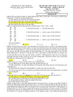 Tải Đề thi thử THPT Quốc gia năm 2017 môn Sinh học trường THPT Trần Hưng Đạo, TP. Hồ Chí Minh (Lần 2) - Đề thi thử đại học môn Sinh có đáp án