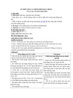 Tải Giáo án môn Sinh học lớp 8 bài 62 - Sự điều hoà và phối hợp hoạt động của các tuyến nội tiết