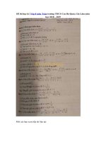 Tải Đề thi học kì 2 lớp 8 môn Toán trường THCS Cao Bá Quát, Gia Lâm năm học 2018 - 2019 - Đề kiểm tra học kì 2 lớp 8 môn Toán