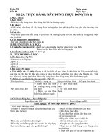 Tải Giáo án Công nghệ 6 bài 23: Thực hành: Xây dựng thực đơn (Tiết 1) - Giáo án điện tử môn Công nghệ lớp 6