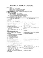 Tải Giáo án Mỹ thuật lớp 3 bài 34: Tập vẽ tranh - Đề tài mùa hè - Giáo án điện tử môn Mỹ thuật lớp 3