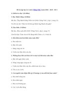 Tải Đề ôn tập học kì 2 môn Tiếng Việt 2 năm 2018 - 2019 - Đề 3 - Đề thi học kì 2 lớp 2 môn Tiếng Việt có đáp án và biểu điểm