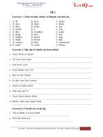 31 DE ON LUYEN TIENG ANH LOP 3 