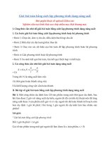 Tải Giải bài toán bằng cách lập phương trình dạng năng suất - Chuyên đề Toán 9 luyện thi vào lớp 10