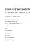 Tải Lời bài hát Tình nhân ơi - Superbrothers x Orange x Binz - Lyrics - Hợp âm Tình nhân ơi