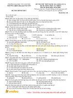 Tải Đáp án đề thi thử THPT Quốc gia môn Sinh học năm 2019 trường THPT TH Cao Nguyên - Đắk Lắk lần 2 - Đề minh họa Sinh học 2019