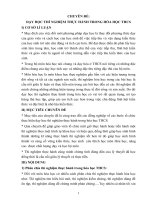 Sáng kiến kinh nghiệm, SKKN - DẠY HỌC THÍ NGHIỆM THỰC HÀNH TRONG HÓA HỌC THCS