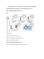 Tải Giải bài tập trang 76, 77, 78 SGK Toán 2: Ngày, giờ. Thực hành xem đồng hồ - Giải bài tập Toán lớp 2