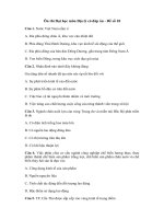 Tải Ôn thi Đại học môn Địa lý có đáp án - Đề số 18 - Để học tốt môn Địa lý lớp 12