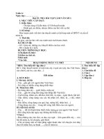 Tải Giáo án Ngữ văn 9 bài 25: Trả bài làm văn số 1 - Giáo án điện tử Ngữ Văn 9